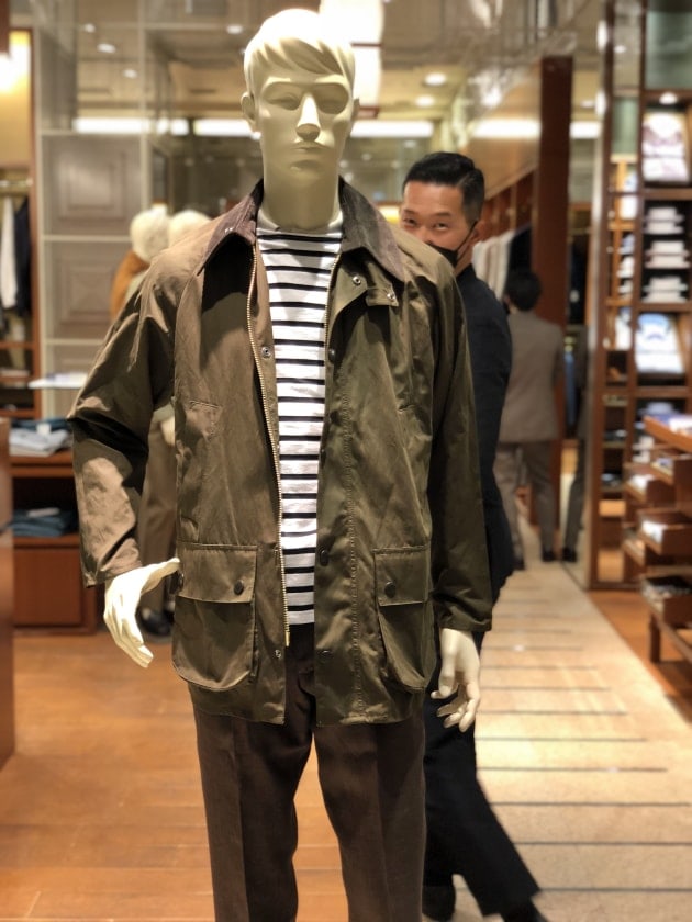 Barbour × BEAMS F /別注 BEDALE CLASSIC FIT