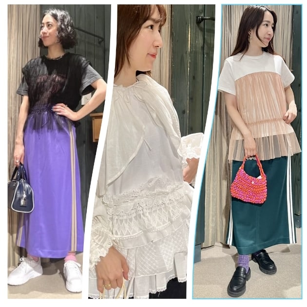 フリルvsチュールTシャツ頂上決戦(^.^)