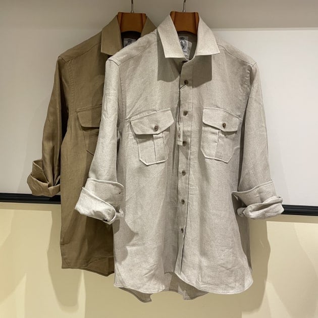 CORDINGS＞LINEN OVER SHIRTS｜ビームスF 新宿｜BEAMS