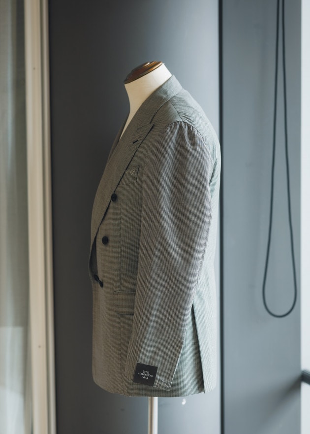 TITO ALLEGRETTO〉ハウンドトゥースダブルブレステッド｜Brilla