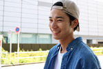メンズノンノモデル清原さんが着こなすボタンダウンシャツ