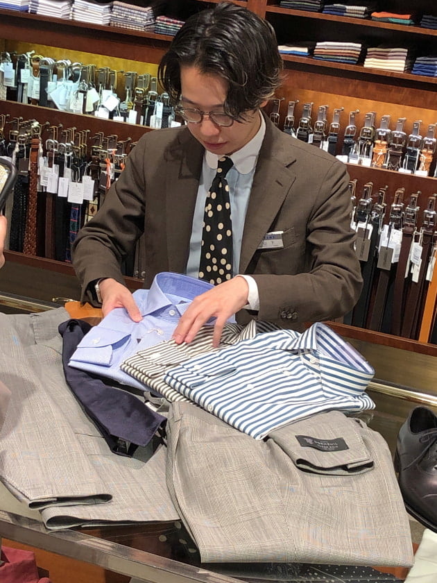 DORMEUIL（ドーメル)＞ リングヂャケット製スーツ：YAMASHITAと私の