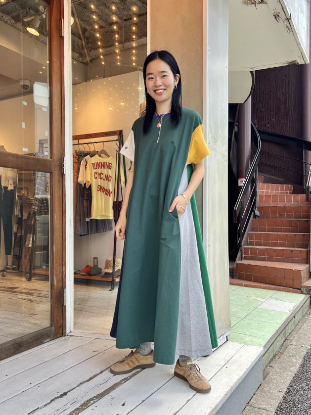 Champion＞別注！Aラインワンピース！｜ビームス ボーイ 原宿｜BEAMS