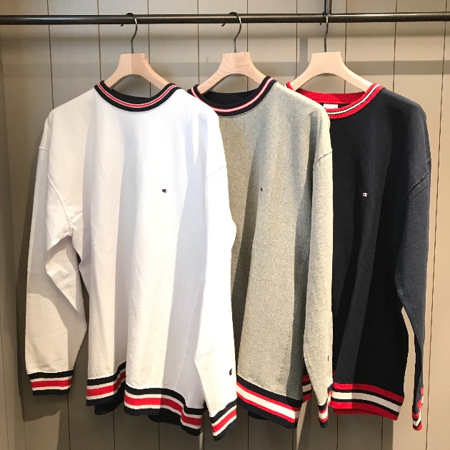 champion×BEAMS＞ラインリブルーズフィットTシャツ｜ビームス 町田｜BEAMS