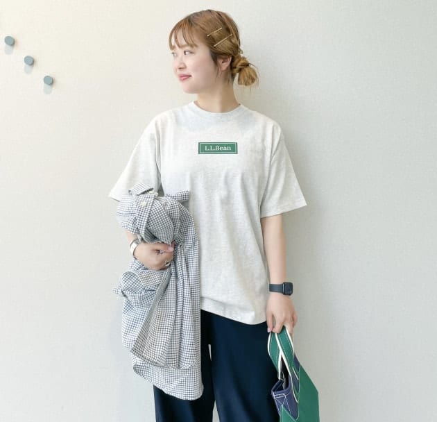 L.L.Bean × BEAMS / ビームス別注 Print-T WHITE-