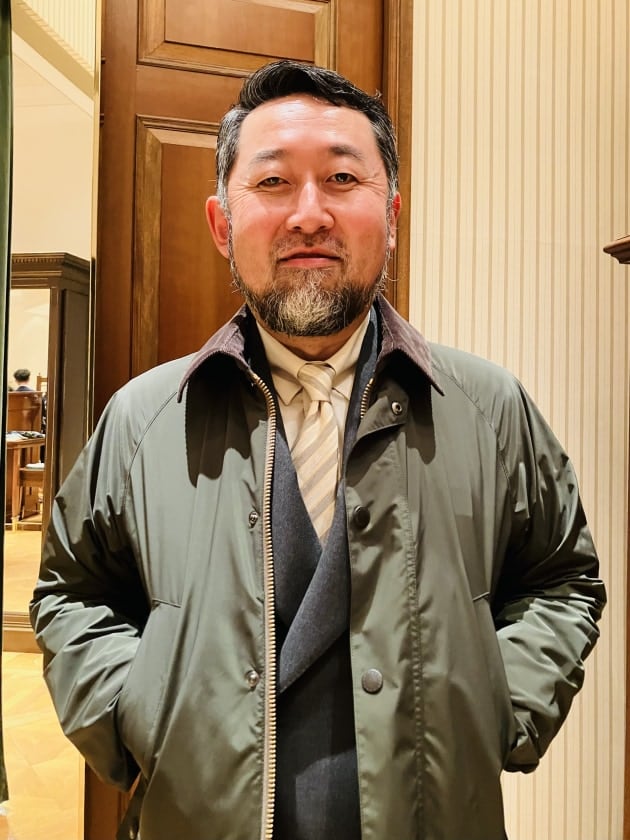 Barbour × BEAMS F / 別注 BEDALE CLASSIC FIT ポリエステル