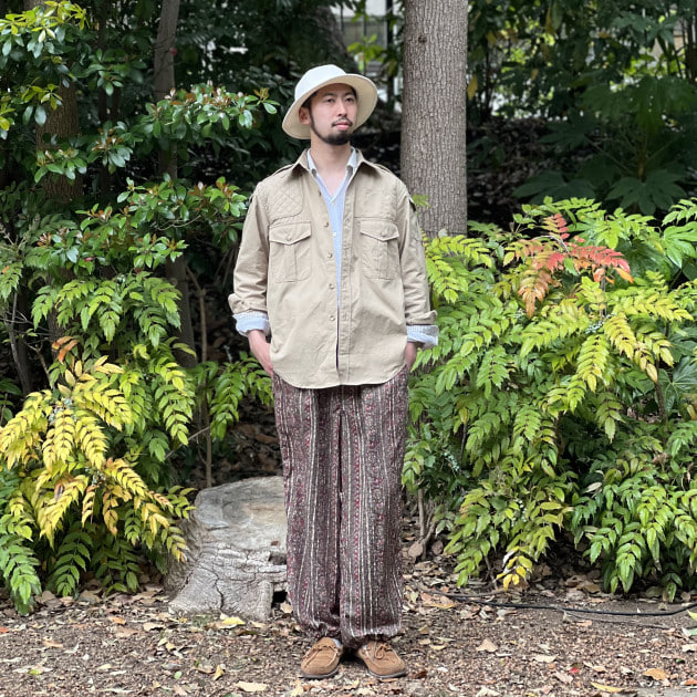 BEAMS PLUS × KOMATSUビームスプラス サファリジャケット XL