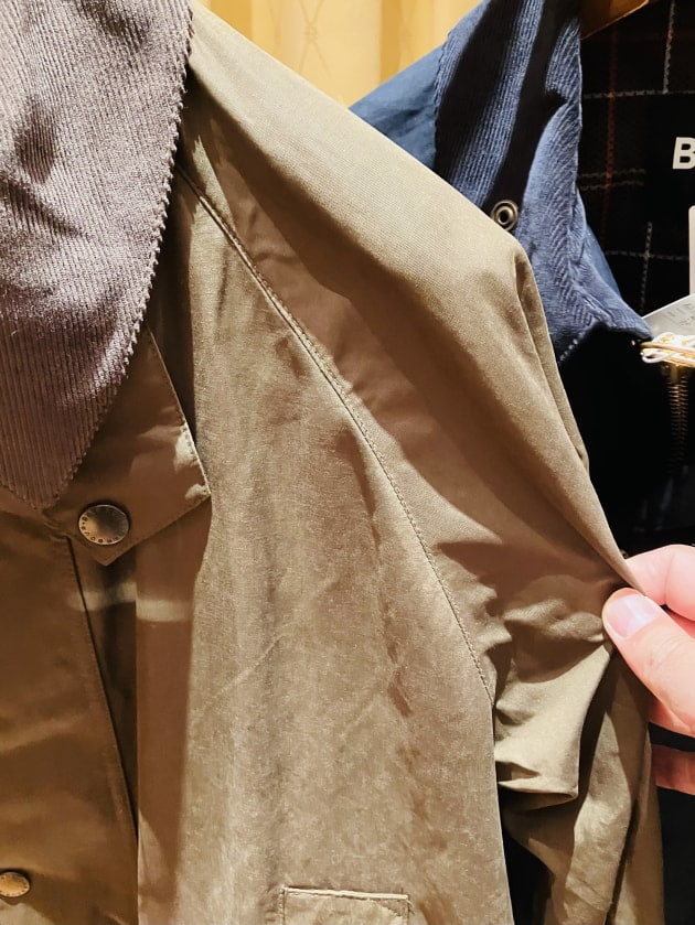 Barbour × BEAMS F / 別注 GAMEFAIR ピーチドコットン コートのご紹介