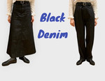 \\大人のブラックデニム//