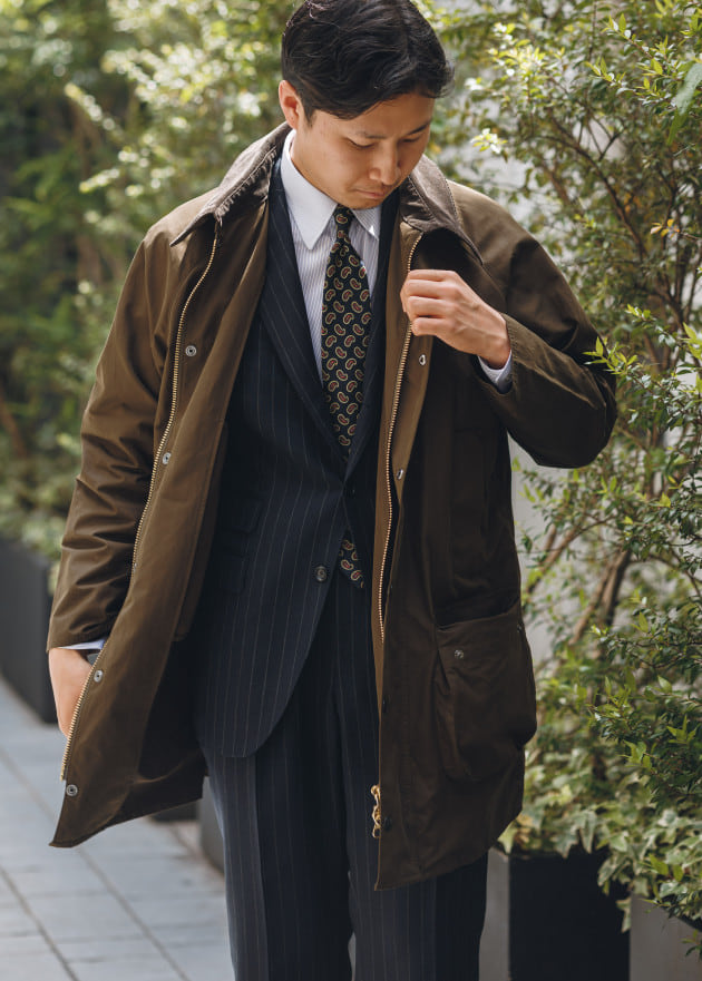若手二人が着こなす〈Barbour〉①｜ビームスF