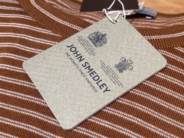 ＜JOHN SMEDLEY（ジョンスメドレー）＞アクセントになる別注の1枚