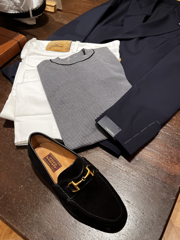 パンツ WOOL WIDE SLACKS \