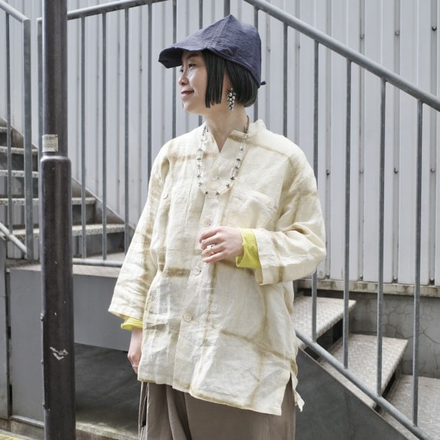 fennicaオリジナル、“Linen Work Shirt Jacket”｜fennica（フェニカ