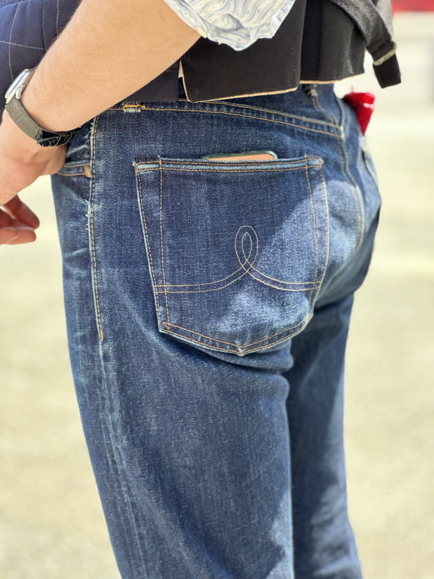 BEAMS PLUS×DOUBLE RL VH-63 W29L30 BEAMS PLUS×DOUBLE RL VH-63 W29L30 DOUBLE RL RRL buckle back 1922