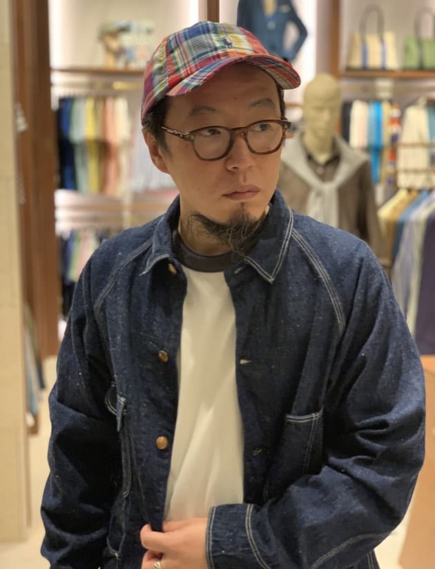 ブラームス×レショップ別注　スウェット　リンガーTシャツ　サイズ2 ブラームス×レショップ別注 スウェット リンガーTシャツ サイズ2