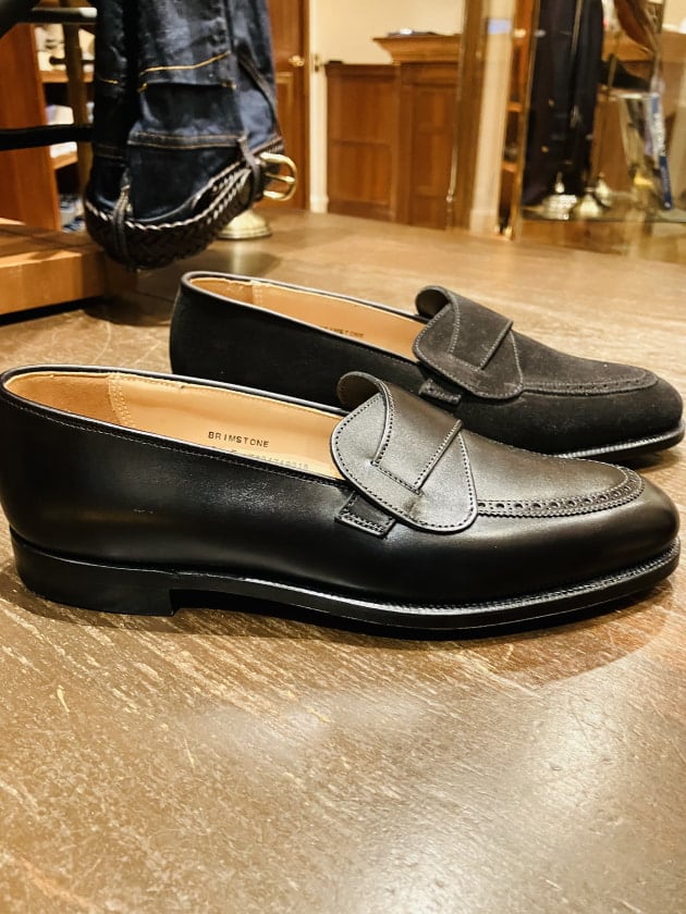 CROCKETT & JONES × BEAMS F / 別注 BRIMSTONE バタフライローファーの