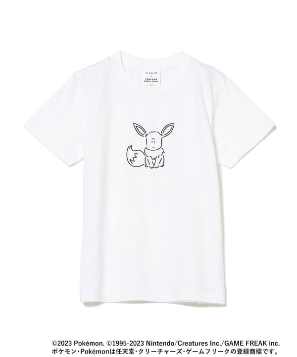 問屋直販 YU NAGABA × ポケカ for BEAMS イーブイ Tシャツ - トップス