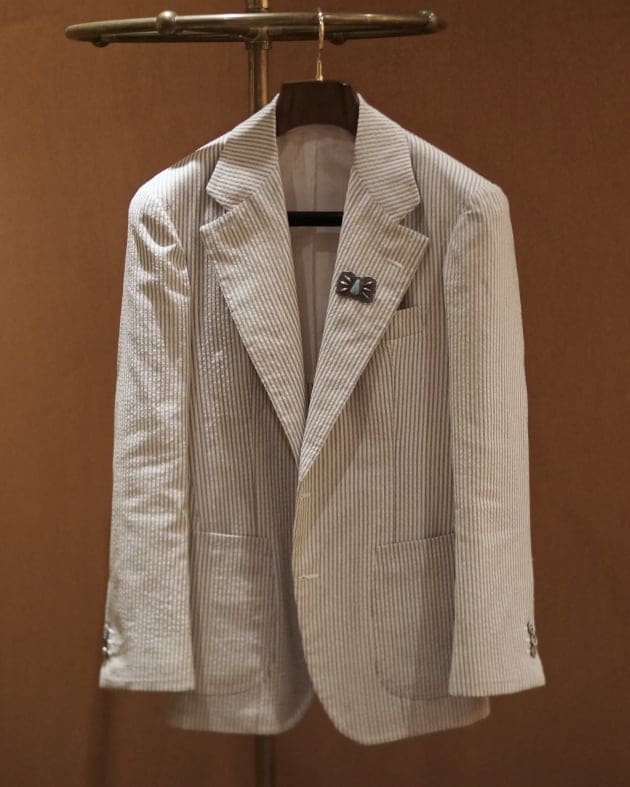 DALCUORE ダルクオーレ】技巧ナポリ仕立て スミズーラ注文服 春