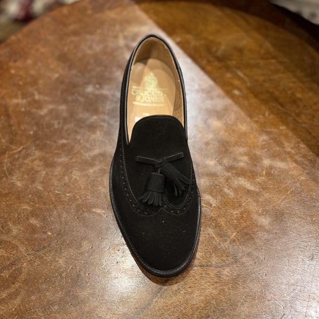 CROCKETT&JONES〉CHESTER black suede ｜ビームスF