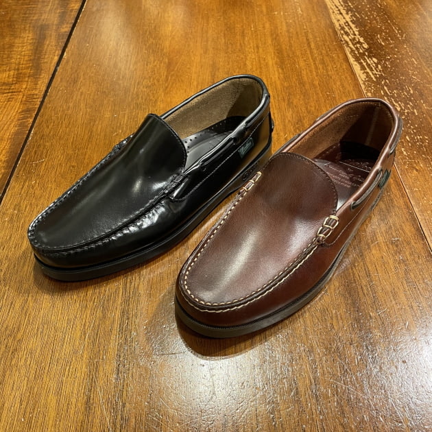 大阪の直営店舗 Paraboot✕BEAMS別注 CORSE コルス ブラック モカシン ...