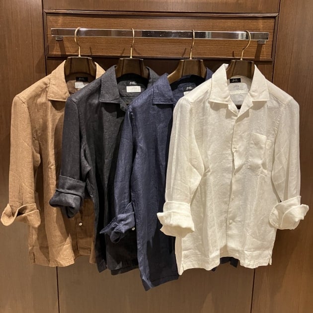 Brilla per il gusto＞リネンオープンカラーシャツ｜ビームス