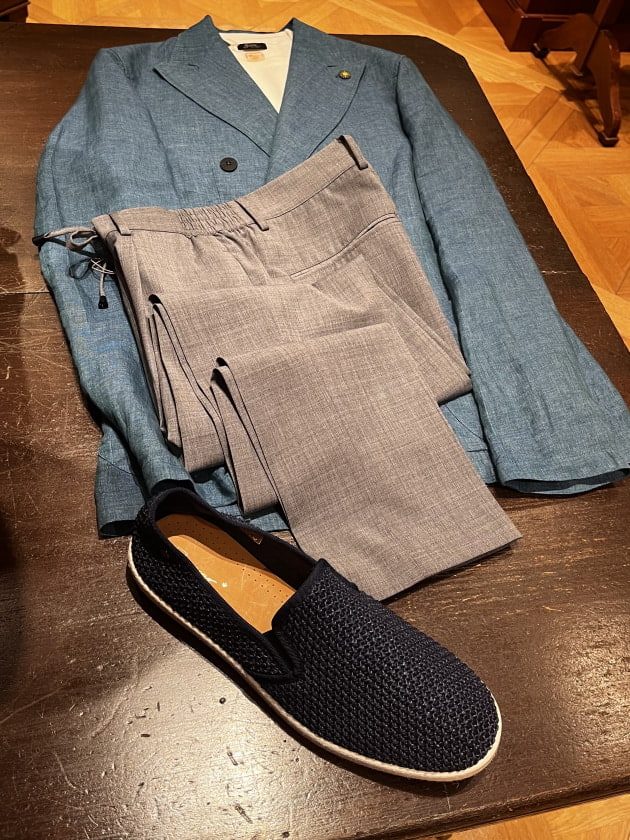 GIANNETTO〉綺麗な色のリネンジャケット。｜ビームス ハウス 六本木｜BEAMS