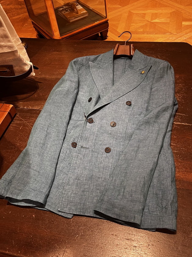 GIANNETTO〉綺麗な色のリネンジャケット。｜ビームス ハウス 六本木｜BEAMS