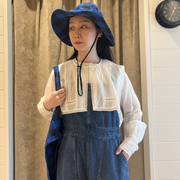 ニコタマ着回し企画】ヴィンテージ レースデタッチカラーロング