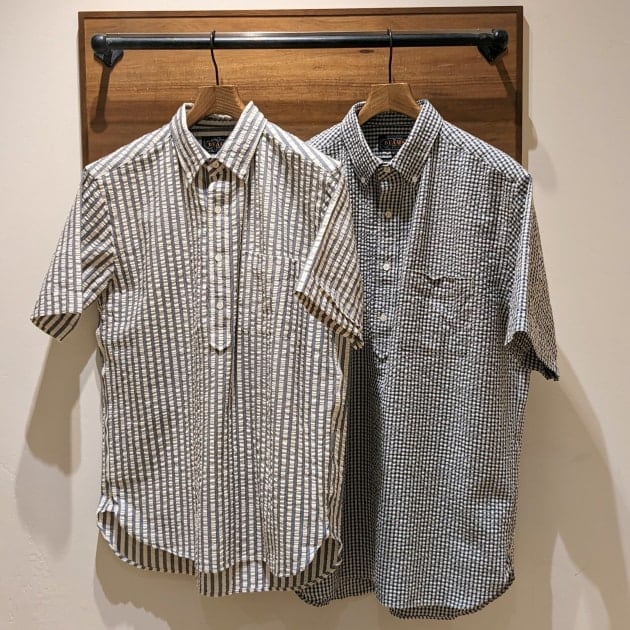 Seersucker button-down shirts for summer wear｜BEAMS PLUS ...