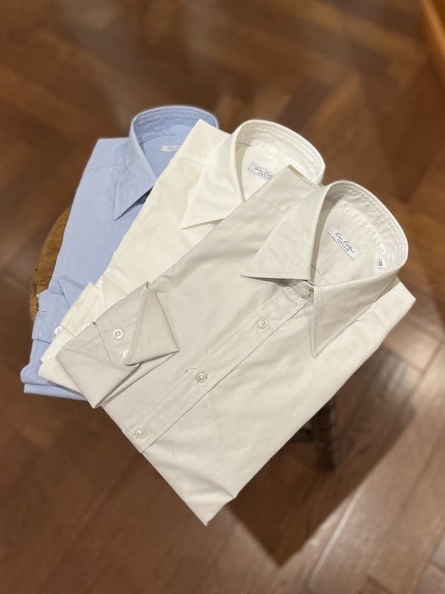 オリアン　ORIAN RARMY ガンクラブ　ビームスF Gian Gaetano ORIAN〉regular collar shirts｜ビームスF