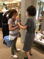 8月19日(土)　ビームス 銀座にて〈boba(ボバ)お試し抱っこ会〉開催！！