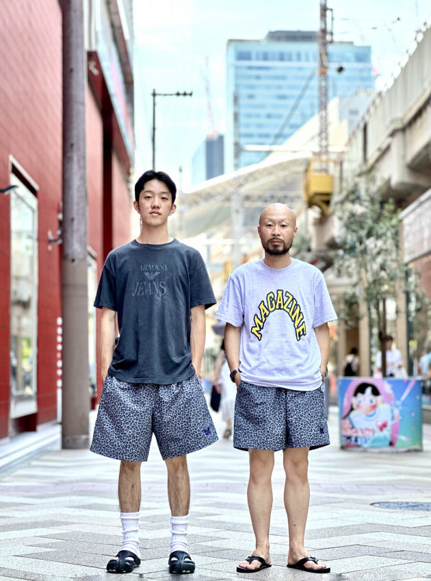 NEEDLES × BEAMS Swim Shorts 黒 M - ショートパンツ