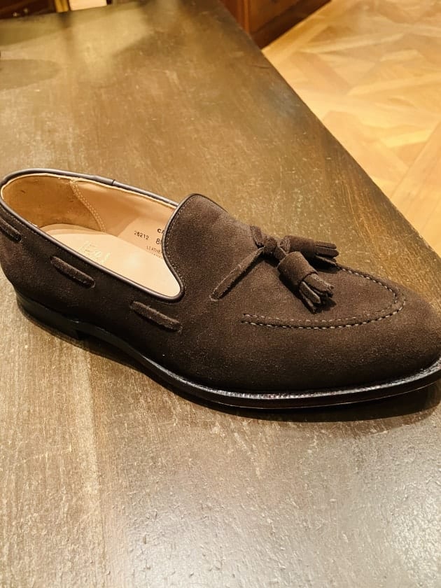 CROCKETT&JONES / CAVENDISH 3 スエード タッセルローファーのご紹介 ...