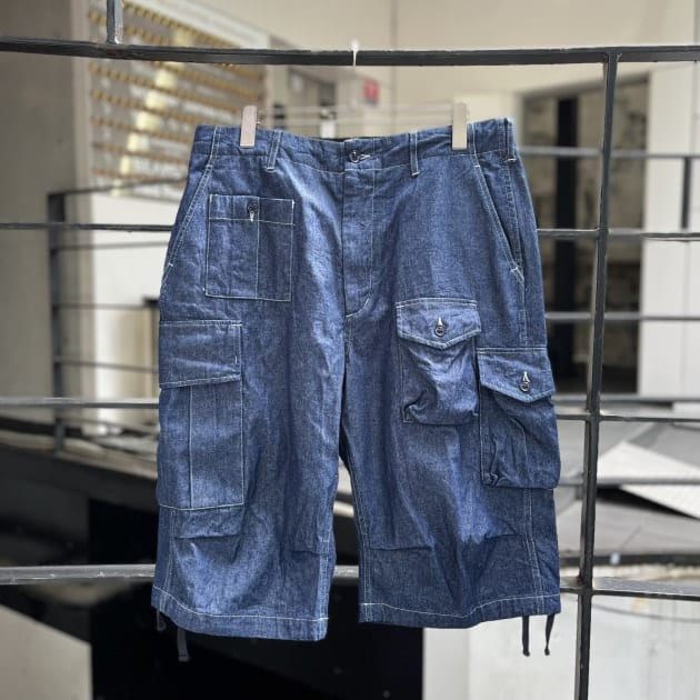 ENGINEERED GARMENTS BEAMS PLUS BDU Denim - ショートパンツ