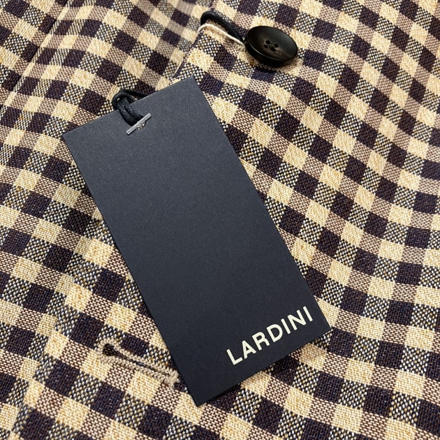 ビームスf LARDINI ウールリネンジャッケット-