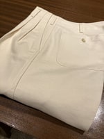 〈BERNARD ZINS 〉VENICE コットンキャンバス バギーパンツ