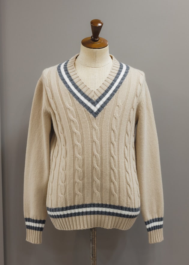 フィリッポデローレンティス　チルデンニット　クリケットセーター　ビームスエフ フィリッポデローレンティス チルデンニット クリケットセーター