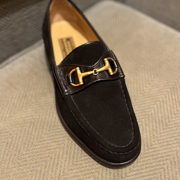Enzo Bonafe〉combination bit loafers ｜ビームスF
