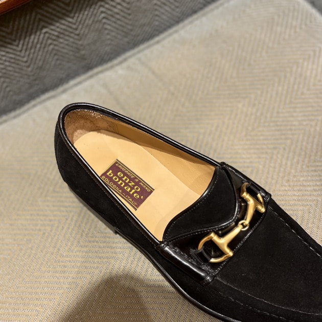 Enzo Bonafe〉combination bit loafers ｜ビームスF