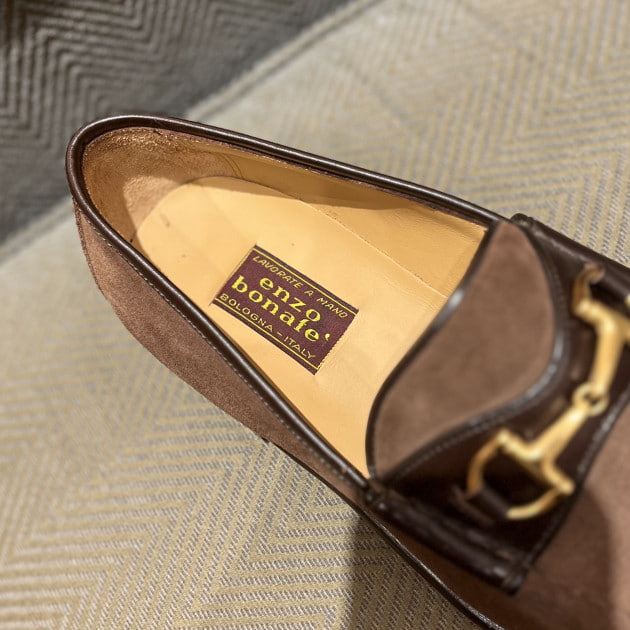 Enzo Bonafe〉combination bit loafers ｜ビームスF