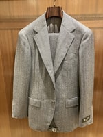 〈BEAMS F〉DORMEUIL ヘリンボーンスーツ