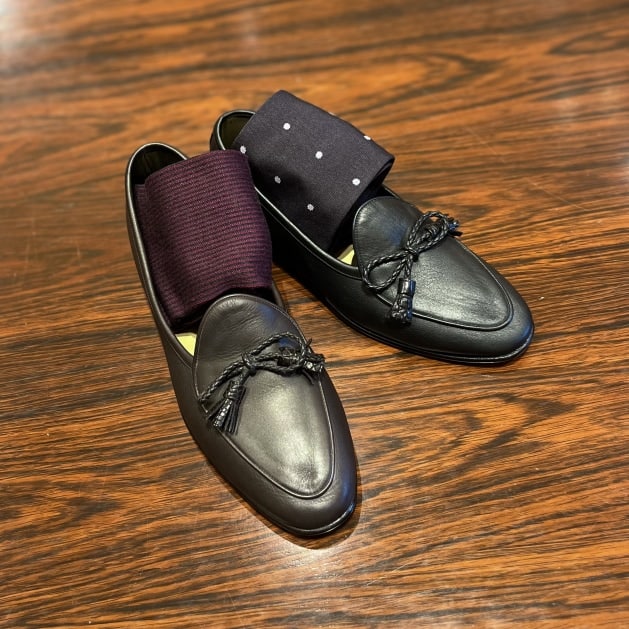 Baudoin & Lange〉ribbon tassel loafers ｜ビームスF 