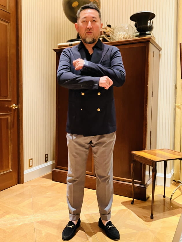 LARDINI × BEAMS F / 別注 ダブルブレストブレザーのご紹介｜ビームス