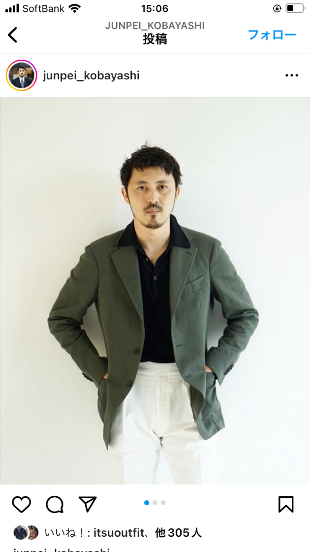 TITO ALLEGRETTO＞オリーブグリーンスーツスタイリング｜ビームス