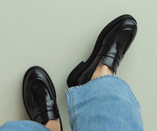 Demi-Luxe BEAMS / スムースレザー ローファー（ローファー