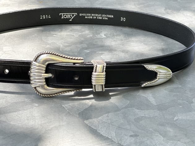 TORY ENGLISH BRIDLE LEATHER 32 USA製 トリー-