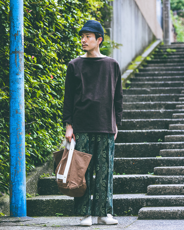 根津洋品店 NEZU YOHINTEN カラーデニム シェパードジャケット