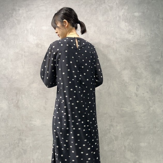 AK+1 AW collection】私が一目惚れしたドットのワンピースをご AK+1 AW collection】私が一目惚れしたドットのワンピースをご