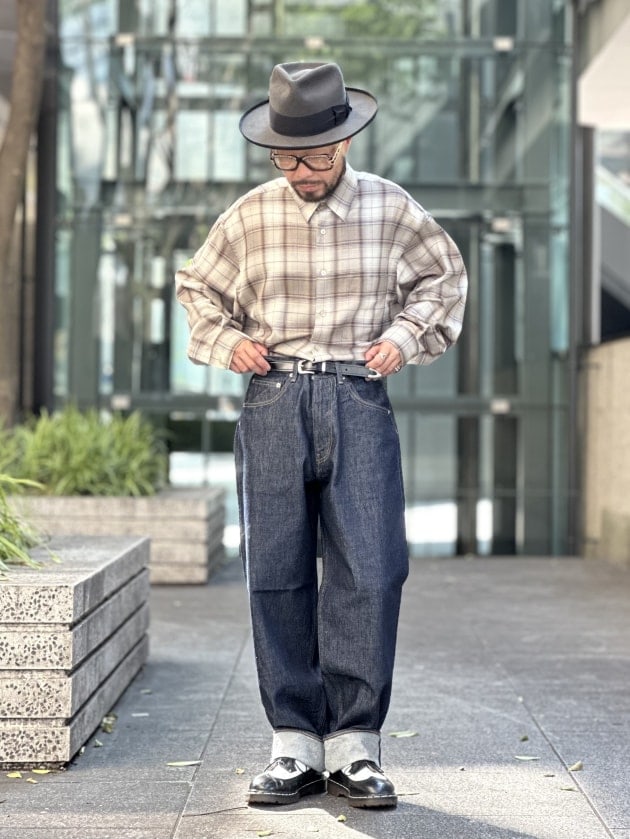 AURALEE / HARD TWIST DENIM WIDE PANTS 28 パンツ