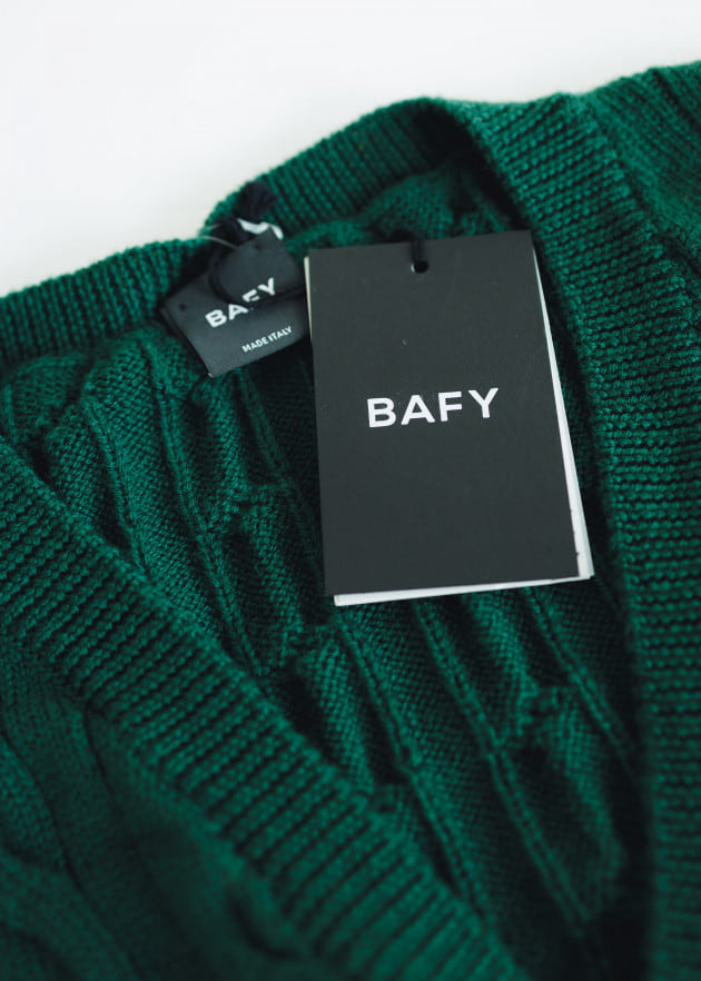 先見せエーダブ〜〈BAFY〉ケーブルニットベスト〜｜BEAMS F（ビームスF